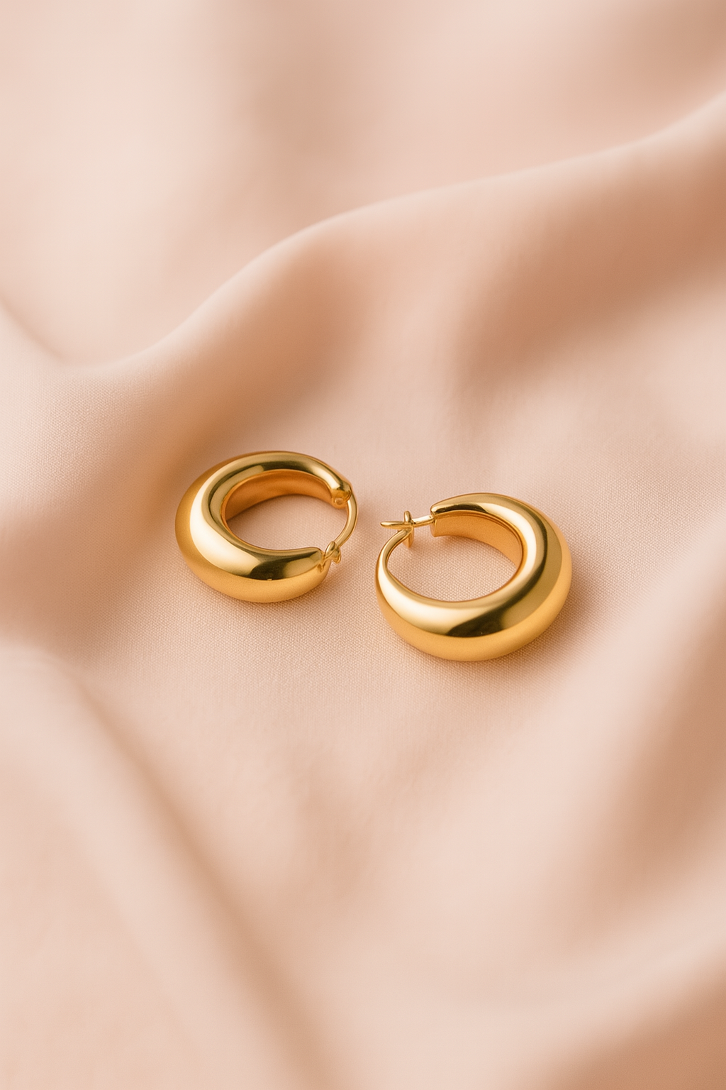 Luna Bold Gold Hoops